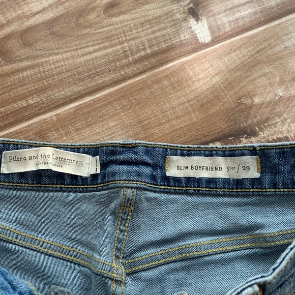 Pilcro and the Letter Press Anthropologie Slim Boyfriend Short Size 29 - Picture 2 of 4